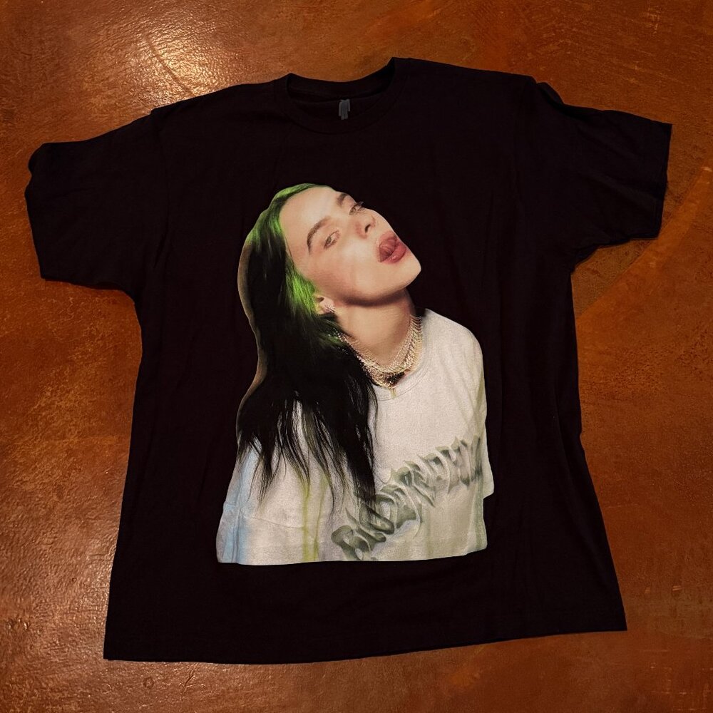 Billie Eilish Black T-Shirt Size XL